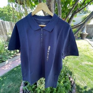 Croft & Barrow | NWOT Cotton Collar Short Sleeve Button Polo Shirt